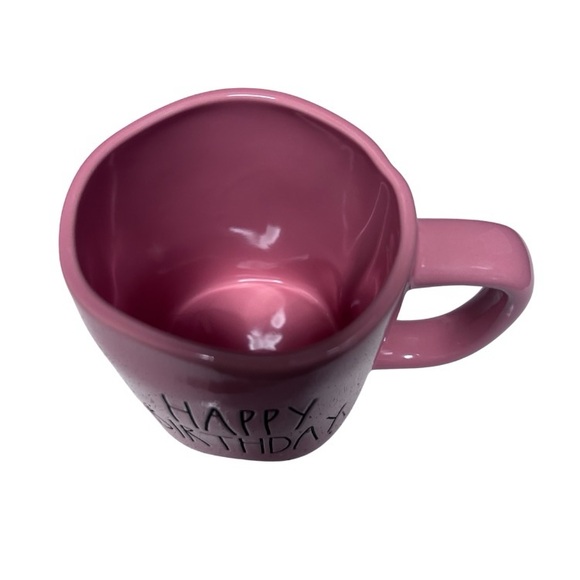 Rae Dunn "Happy Birthday" Pink Coffee Mug – Artisan Collection - Picture 5 of 5